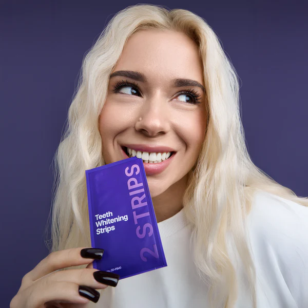 Lalunacare™ Bandes blanchissantes pour dents violettes