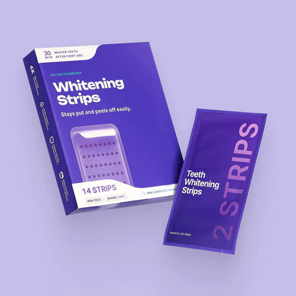 Lalunacare™ Bandes blanchissantes pour dents violettes