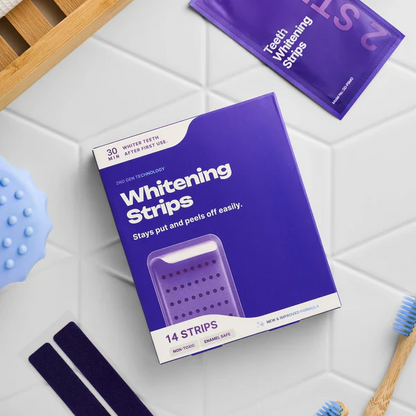 Lalunacare™ Bandes blanchissantes pour dents violettes