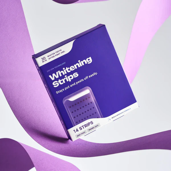 Lalunacare™ Bandes blanchissantes pour dents violettes