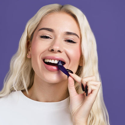 Lalunacare™ Bandes blanchissantes pour dents violettes